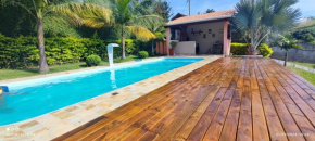 Casa de campo vista para montanha